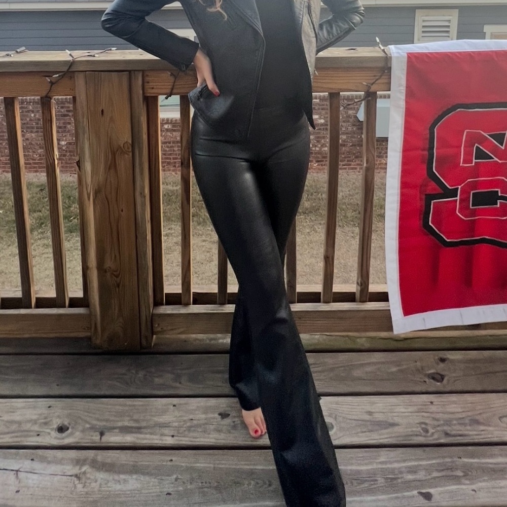 Edikted faux leather pants